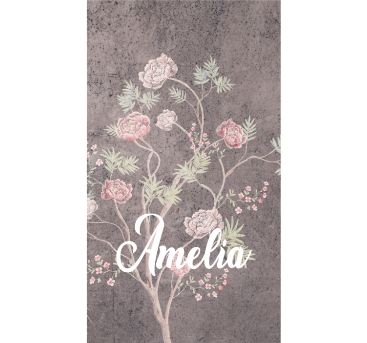 Rollo fenster blumen und pflanzen persönliche blütenpracht - TenStickers
