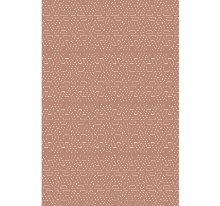 Fenster Rollo modern abstraktes beiges geometrisches muster - TenStickers