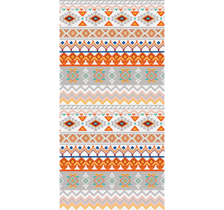 rollo mit Textur und Muster Bohemian Muster - TenStickers