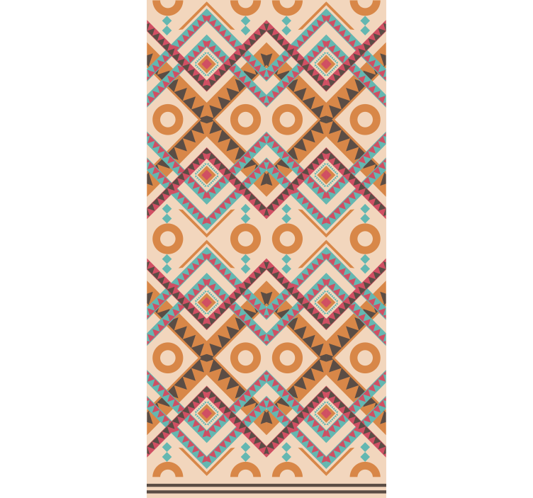 rollo Buntes Diamanten Muster - TenStickers