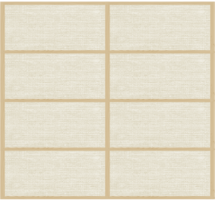 Rollo Wohnzimmer mit japanische Plattenstruktur - TenStickers