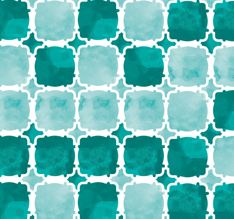 Rollos fürs Wohnzimmer Aquarellfliesen - TenStickers