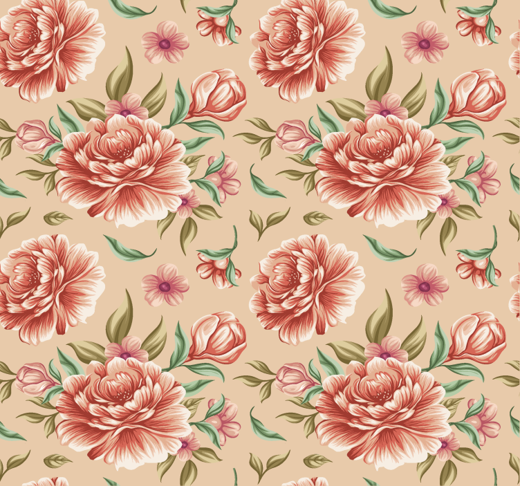 Fenster Rollo romantisch klassischer Blumenstrauß - TenStickers