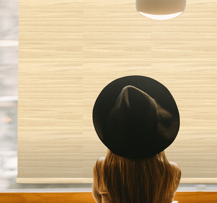 Rollo Fenster Muster dezente holzmuster - TenStickers