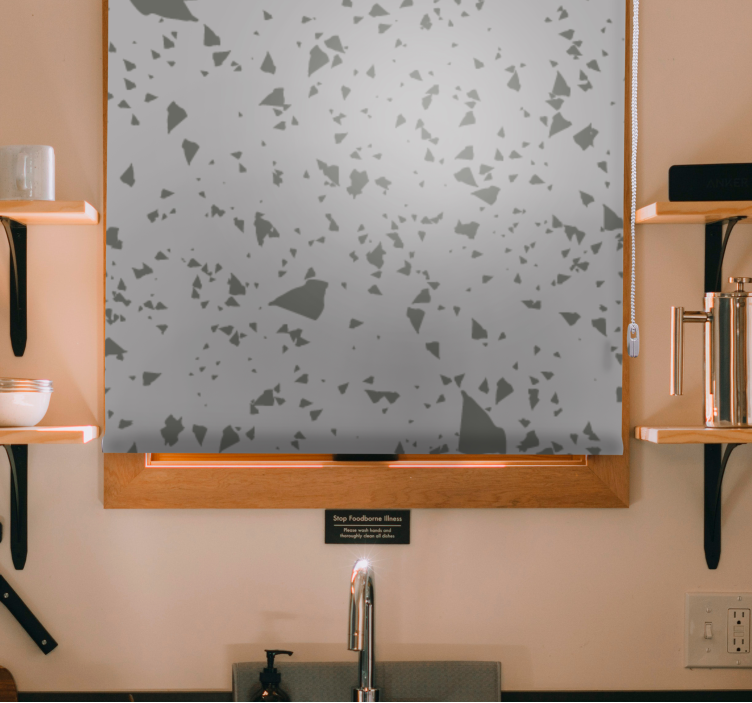 Rollo Fenster Muster geometrische fragmentmuster - TenStickers