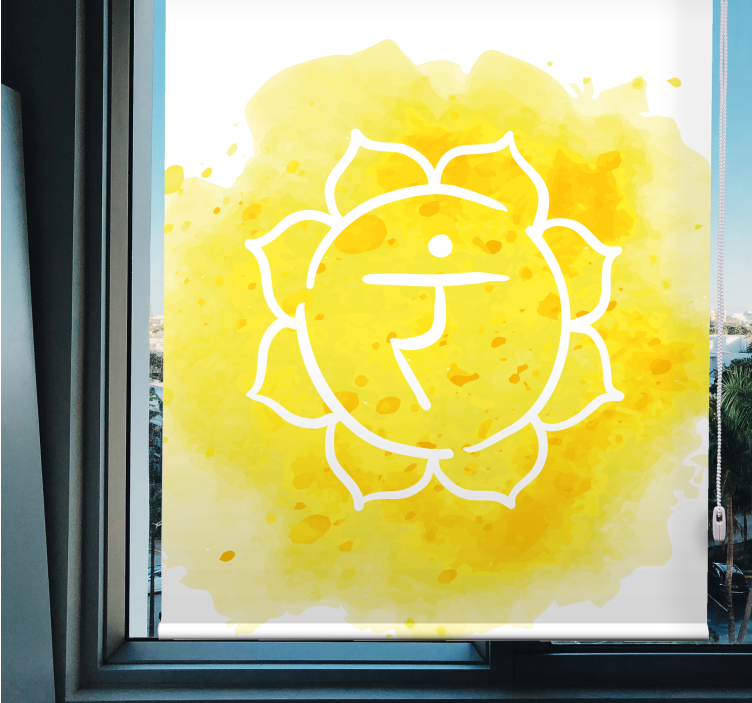 Rollo Fenster Zen chakra-symbol - TenStickers