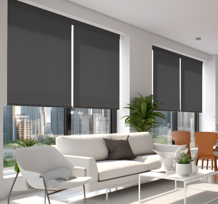 Rollo Wohnzimmer grau Behr 2024 Cracked Pepper - TenStickers