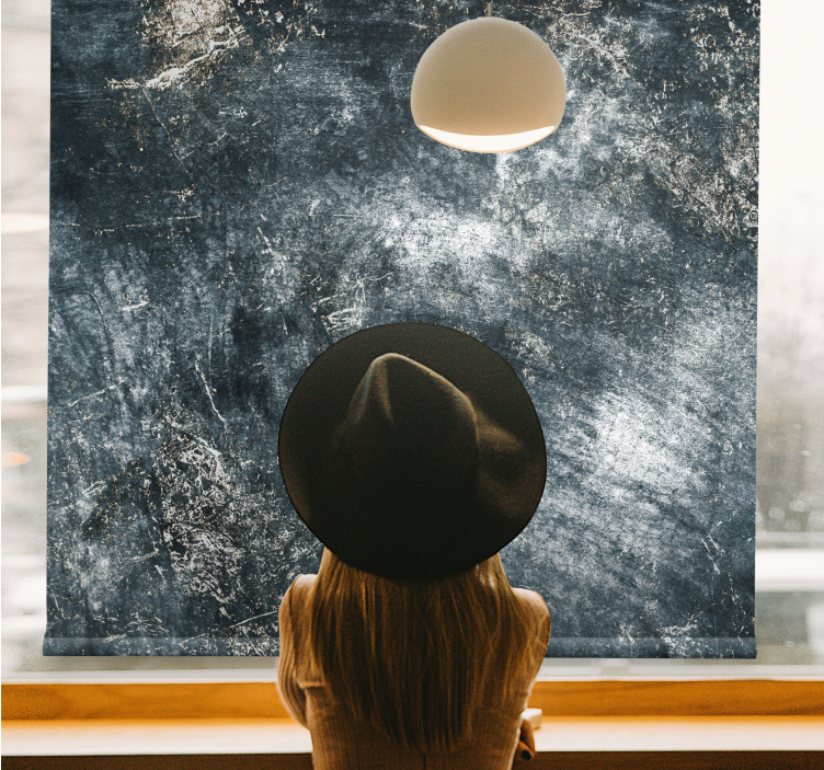 Wohnzimmer Rollos Abgenutztes Design "industrial style" - TenStickers