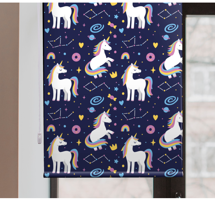 Weitere Fenster Rollos einhorn-fantasiethema - TenStickers