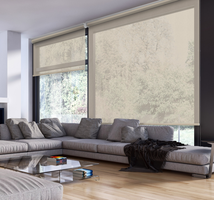 Wohnzimmer Rollos beige screen - TenStickers