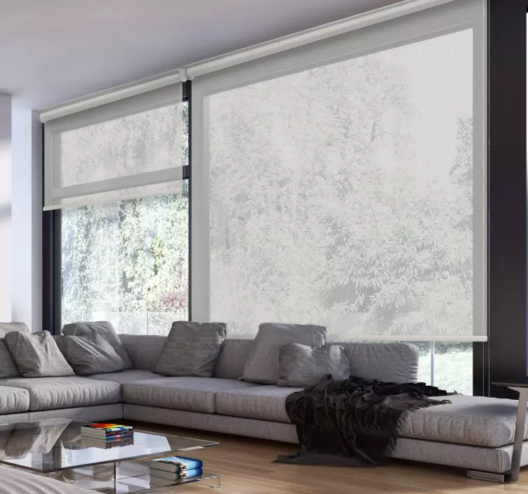 Wohnzimmer Rollos weißer screen - TenStickers