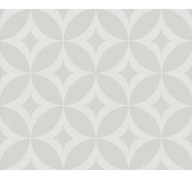 Rollo Fenster Esszimmer geometrisches Rautenmuster - TenStickers