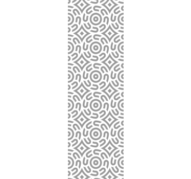 Rollo fenster esszimmer geometrische spiralen - TenStickers