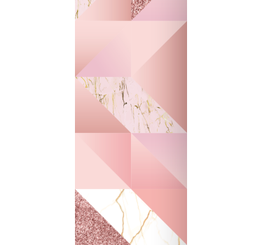 Rollo fenster esszimmer in pinkgoldenem marmor - TenStickers