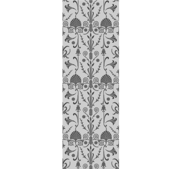 Rollo fenster esszimmer im grauen französischen landhausstil - TenStickers