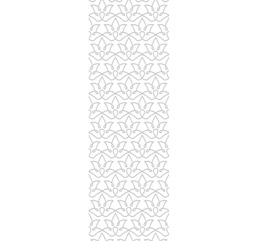 Rollo fenster esszimmer modernes florales graues muster - TenStickers