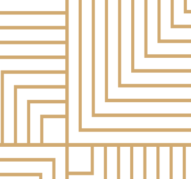 Rollo fenster esszimmer in weiß und gold geometrie - TenStickers