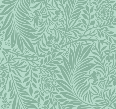Rollo fenster esszimmer mintgrünes vintage-muster - TenStickers