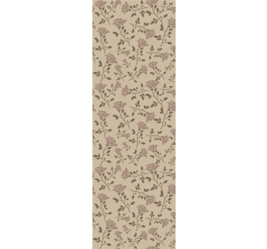 Rollo fenster esszimmer braunes vintage-rosenmuster - TenStickers