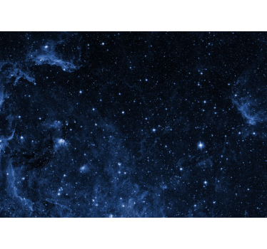 Rollo fenster schwarz wandtapete galaxy schlafzimmer - TenStickers