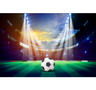 Fußballstadion Fußball Rollo - TenStickers
