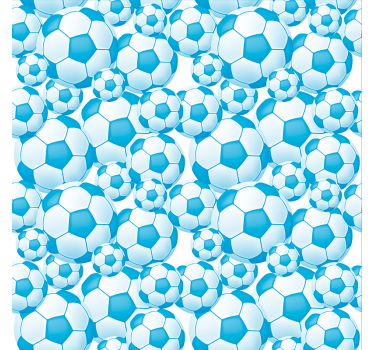 Rollo Fenster Fußball fußballmusterdekor - TenStickers