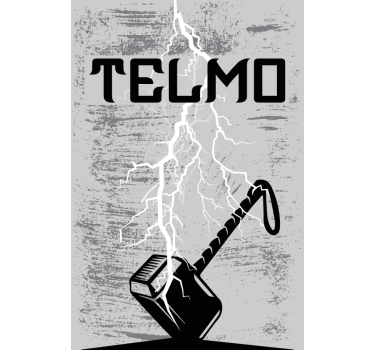 Geeks Rollos Held des hammers - TenStickers