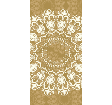 Fenster Rollo Elegant kunstvolles damast-design - TenStickers