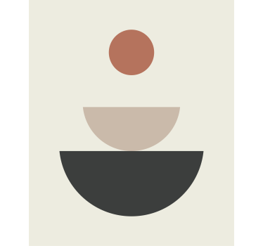Zeichnungen Rollo Brunnen abstrakte geometrische kunst - TenStickers