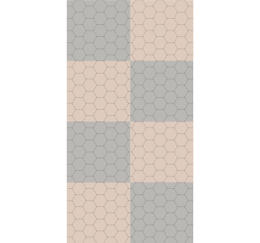 Fenster Rollo Elegant sechseck-musterblöcke - TenStickers