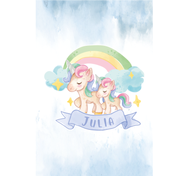 Rollo Fenster Kinderzimmer einhorn-abenteuer - TenStickers
