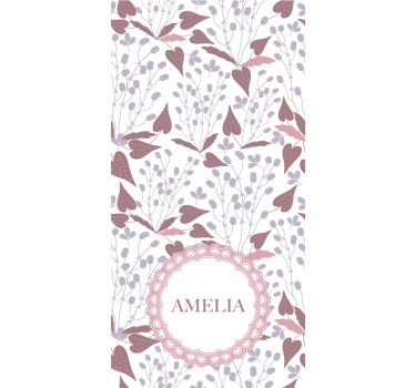 Rollo fenster blumen und pflanzen mit blumenmuster - TenStickers