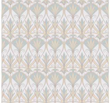 Fenster Rollo Elegant graues pflanzenmotiv - TenStickers