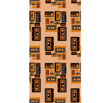 Rollo Fenster Vintagedesign retro-kassetten - TenStickers