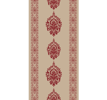 Fenster Rollo Elegant rote blumenmotive - TenStickers
