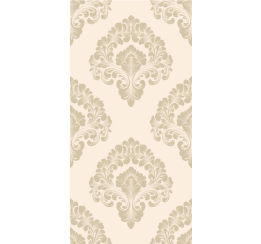 Fenster Rollo Elegant beiges damastmuster - TenStickers