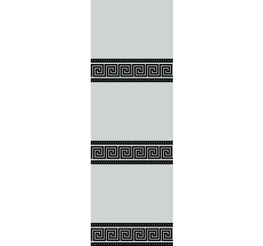 Fenster Rollo Elegant geometrische schwarze muster - TenStickers