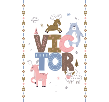 Tiermotiv Rollo Kinderzimmer - TenStickers