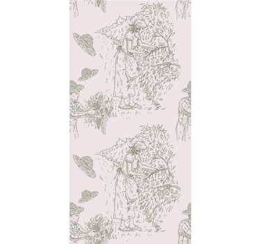 Fenster Rollo Elegant ernteszene vintage - TenStickers
