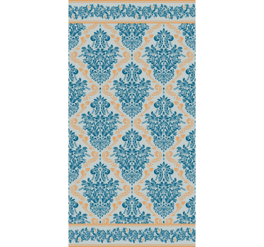 Fenster Rollo Elegant florales barockmuster - TenStickers