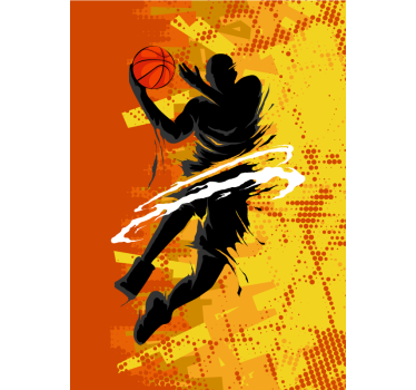 Rollo Sport Basketballspieler - TenStickers