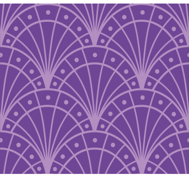 Rollos fürs Wohnzimmer minimalistisches lila Art deco - TenStickers