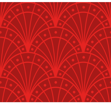 Rotes Bogen Design Rollos für Wohnzimmer - TenStickers