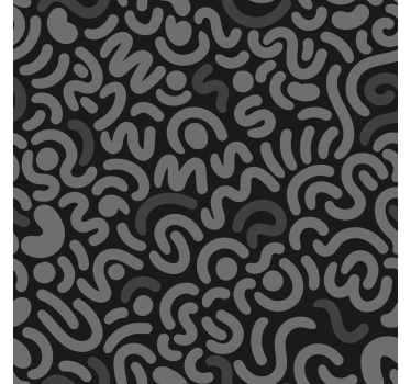 Abstrakte Linien Rollos schwarz für Wohnzimmer - TenStickers