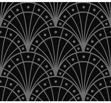 Schwarzes Bogen Design Rollos für Wohnzimmer - TenStickers