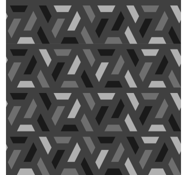 Moderne Dreiecke Rollos schwarz für Wohnzimmer - TenStickers
