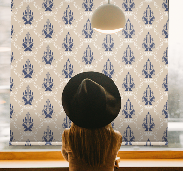 Fenster Rollo Elegant anmutiges botanisches thema - TenStickers