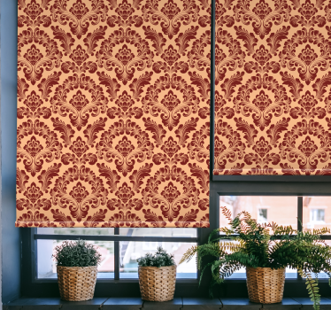 Fenster Rollo Elegant kompliziertes blumenthema - TenStickers