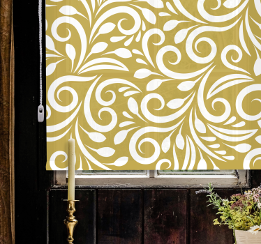 Fenster rollo elegant mit kunstvollem schwirrmuster - TenStickers