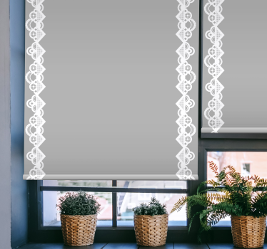 Fenster Rollo Elegant spitze muster eleganz - TenStickers